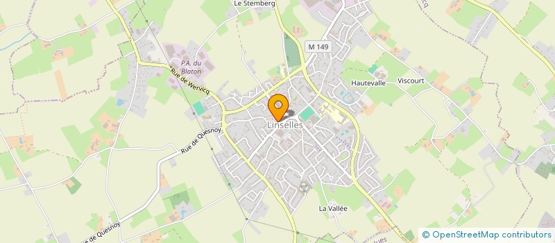 localisation de l'entreprise BOULANGERIE PATISSERIE BURET-DESBONNETS à LINSELLES