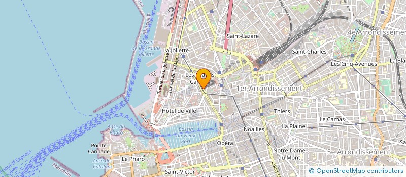 localisation de l'entreprise BOULANGERIE PATISSERIE CARNOT à MARSEILLE
