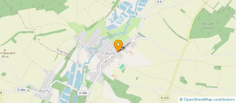 localisation de l'entreprise BOULANGERIE-PATISSERIE CEDRIC ET EMELINE  O-DE-SELLE