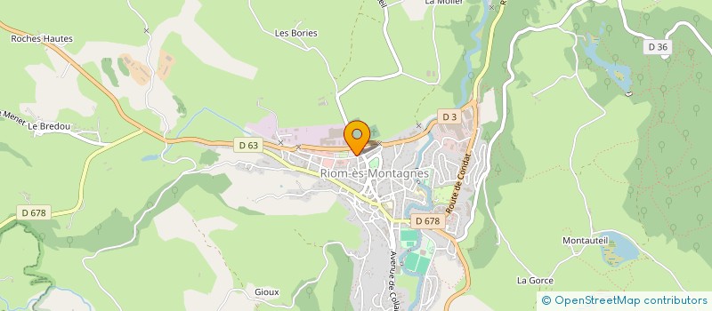 localisation de l'entreprise BOULANGERIE PATISSERIE CHADEFAUX à APCHON