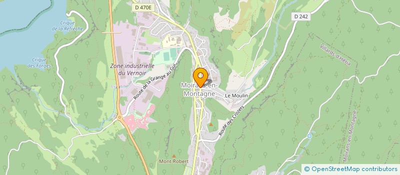 localisation de l'entreprise BOULANGERIE PATISSERIE CHEZ AURELIE ET YOHAN  MOIRANS-EN-MONTAGNE