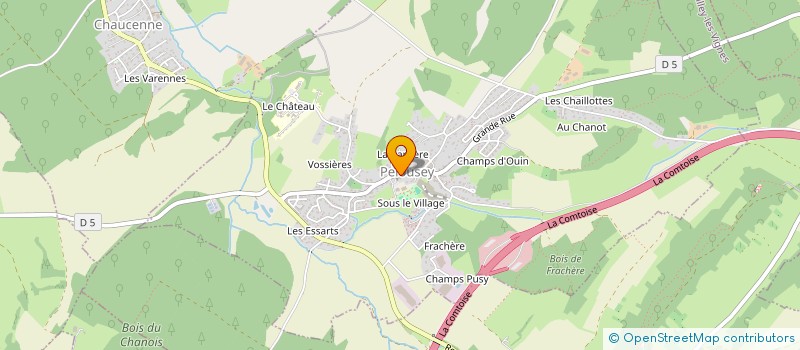 localisation de l'entreprise BOULANGERIE PATISSERIE CHOCOLATERIE MJ  EMAGNY