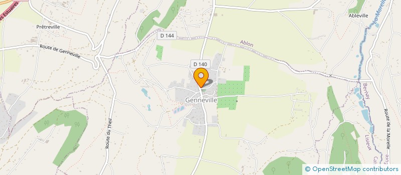 localisation de l'entreprise BOULANGERIE PATISSERIE DE GENNEVILLE  GENNEVILLE