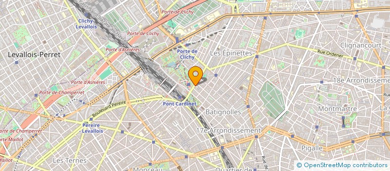 localisation de l'entreprise BOULANGERIE PATISSERIE DE L'EMPIRE à PARIS