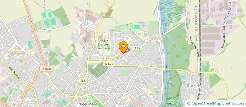 localisation de l'entreprise BOULANGERIE PATISSERIE DE L'EUROPE - ETS DUBOC à SAINT-QUENTIN