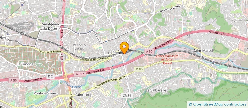 localisation de l'entreprise BOULANGERIE PATISSERIE DE LA POMME à MARSEILLE