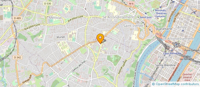 localisation de l'entreprise BOULANGERIE PATISSERIE DE SAINT-LUC  SAINTE FOY LES LYON