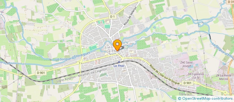 localisation de l'entreprise BOULANGERIE PATISSERIE DES ARCADES  LE THOR