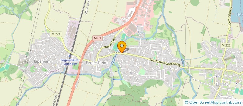 localisation de l'entreprise BOULANGERIE PATISSERIE DIDIER  LIPSHEIM