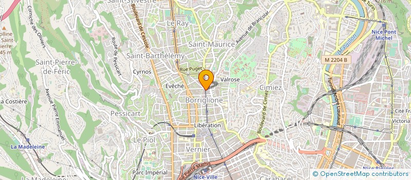 localisation de l'entreprise BOULANGERIE PATISSERIE DIVERSY à NICE