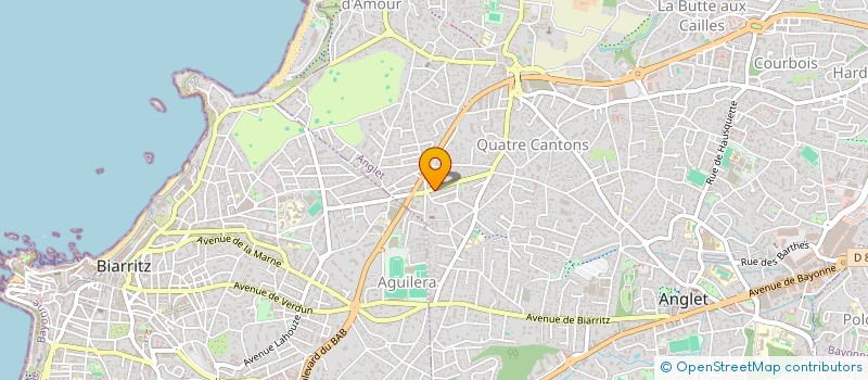 localisation de l'entreprise BOULANGERIE PATISSERIE DU BAB  ANGLET