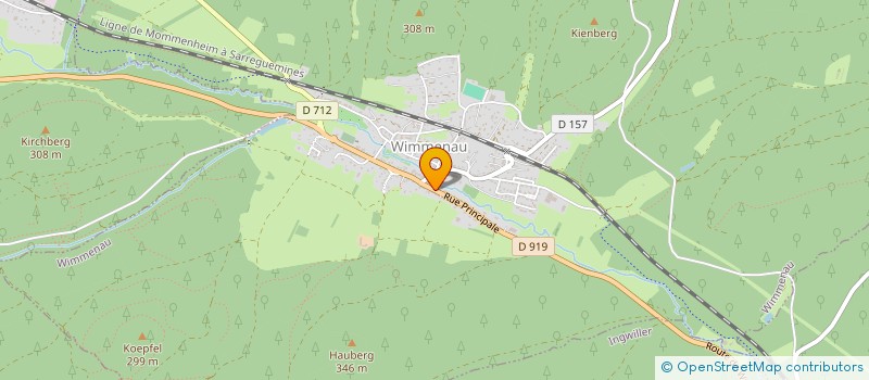 localisation de l'entreprise BOULANGERIE PATISSERIE DU CHATEAU  LA PETITE-PIERRE