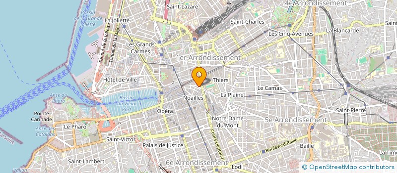 localisation de l'entreprise BOULANGERIE PATISSERIE DU METRO à MARSEILLE