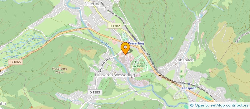 localisation de l'entreprise BOULANGERIE PATISSERIE DU PARC  FELLERING