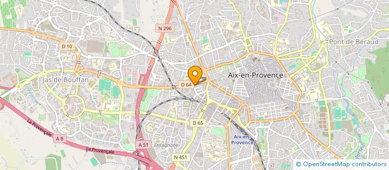 localisation de l'entreprise BOULANGERIE PATISSERIE DU PAYS D'AIX  AIX-EN-PROVENCE