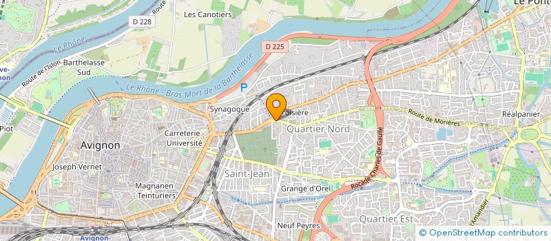 localisation de l'entreprise BOULANGERIE PATISSERIE DUPRE à AVIGNON