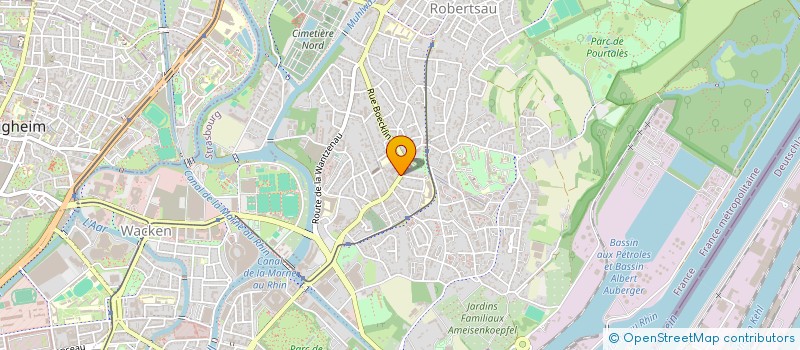 localisation de l'entreprise BOULANGERIE PATISSERIE ECKERT  STRASBOURG