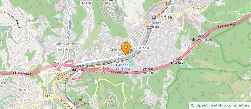 localisation de l'entreprise BOULANGERIE PATISSERIE EL MEKNASSI  NICE