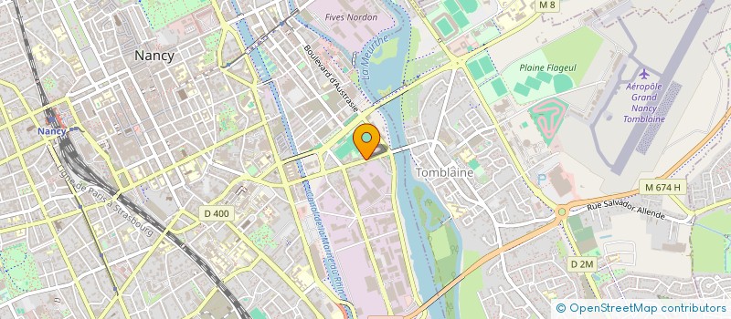 localisation de l'entreprise BOULANGERIE PATISSERIE F. SEILLIER  NANCY