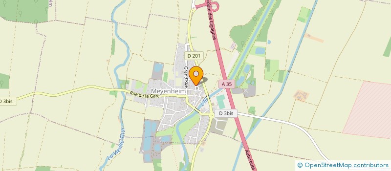 localisation de l'entreprise BOULANGERIE PATISSERIE FABRICE  MEYENHEIM