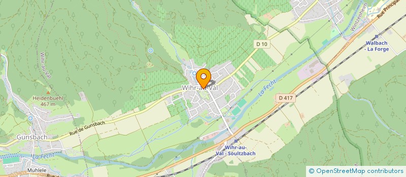 localisation de l'entreprise BOULANGERIE PATISSERIE FLESCH  WIHR-AU-VAL