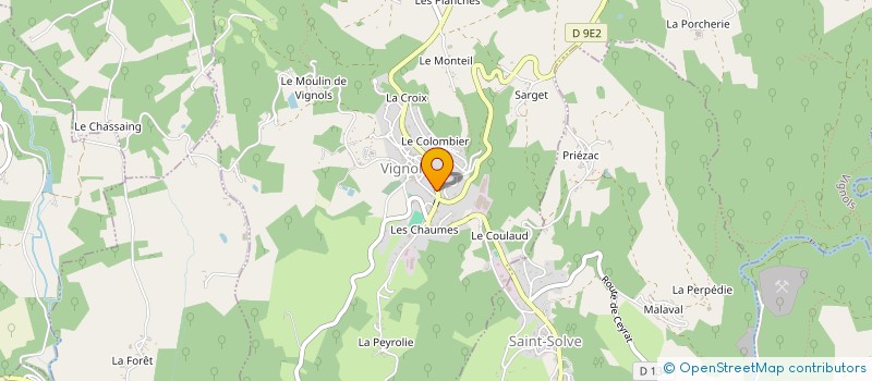 localisation de l'entreprise BOULANGERIE - PATISSERIE FRANCK ET ROSE  VIGNOLS