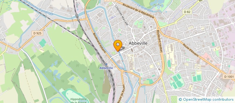 localisation de l'entreprise BOULANGERIE PATISSERIE GALHAUT  ABBEVILLE