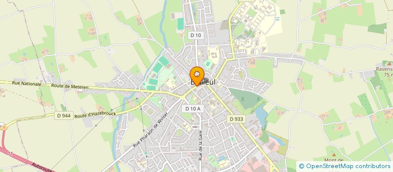 localisation de l'entreprise BOULANGERIE-PATISSERIE GENTE à BAILLEUL