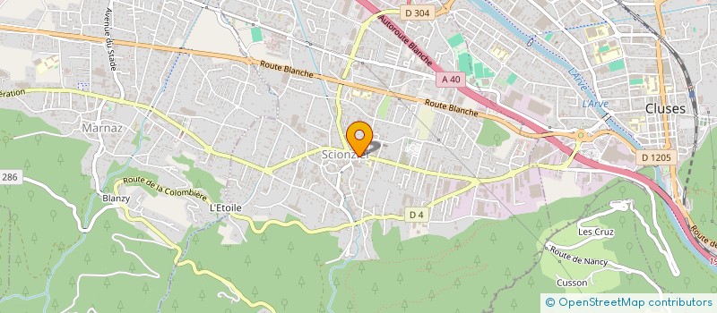 localisation de l'entreprise BOULANGERIE PATISSERIE GRAND  SCIONZIER