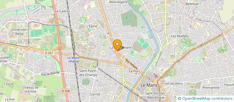 localisation de l'entreprise BOULANGERIE PATISSERIE GRUDE à LE MANS