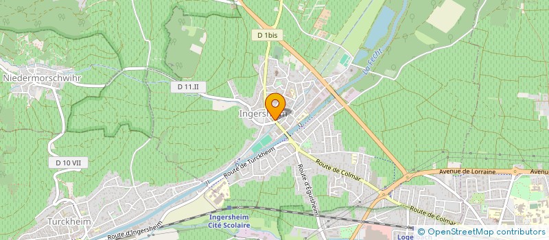 localisation de l'entreprise BOULANGERIE PATISSERIE HAEBERLE  INGERSHEIM