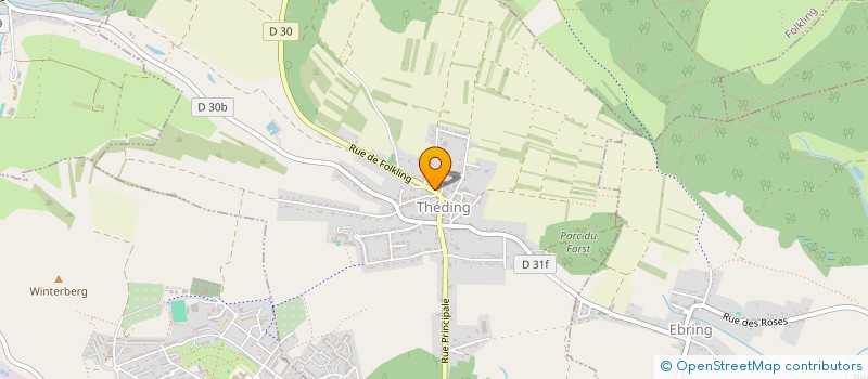 localisation de l'entreprise BOULANGERIE PATISSERIE KARMANN  THEDING