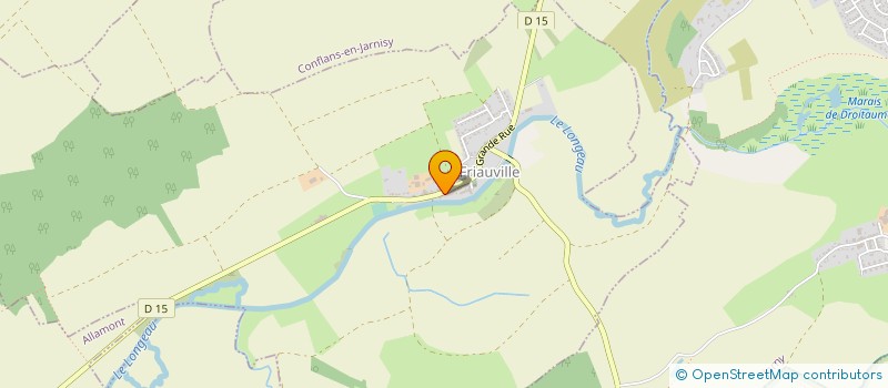 localisation de l'entreprise BOULANGERIE PATISSERIE KREUTER ET MULLER  FRIAUVILLE