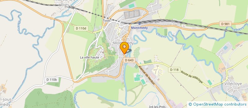 localisation de l'entreprise BOULANGERIE PATISSERIE L.P AGNES à MONTMEDY