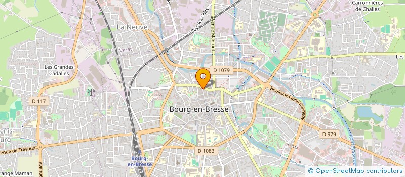 localisation de l'entreprise BOULANGERIE PATISSERIE LA GRENOUILLERE à BOURG-EN-BRESSE