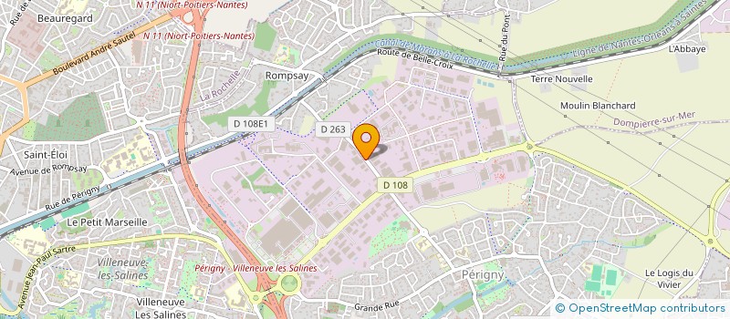 localisation de l'entreprise BOULANGERIE PATISSERIE LA POMMERAIE à PERIGNY