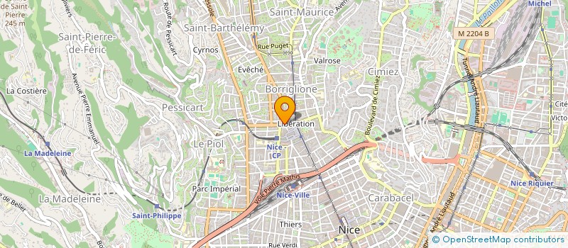 localisation de l'entreprise BOULANGERIE PATISSERIE LAMLOUMI à NICE