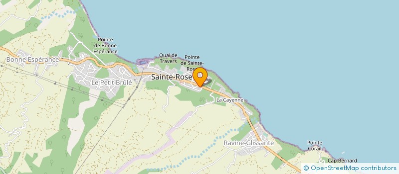 localisation de l'entreprise BOULANGERIE PATISSERIE LE CAMPAGNARD à SAINTE-ROSE