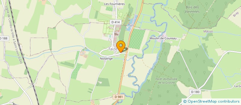 localisation de l'entreprise BOULANGERIE PATISSERIE LE PRE ST GERMAIN  CLUNY