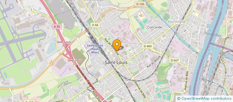 localisation de l'entreprise BOULANGERIE PATISSERIE LEYES à SAINT-LOUIS