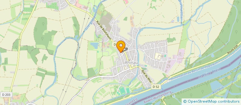 localisation de l'entreprise BOULANGERIE PATISSERIE LMK  RHINAU