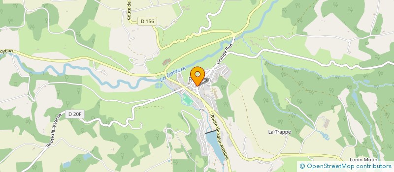 localisation de l'entreprise BOULANGERIE PATISSERIE MACHADO  ROYBON