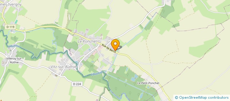 localisation de l'entreprise BOULANGERIE PATISSERIE MAISON POCHON  LE PONCHEL