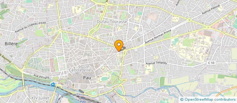 localisation de l'entreprise BOULANGERIE PATISSERIE MELO à PAU