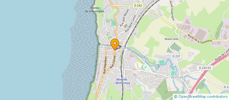 localisation de l'entreprise BOULANGERIE PATISSERIE MILLE à WIMEREUX
