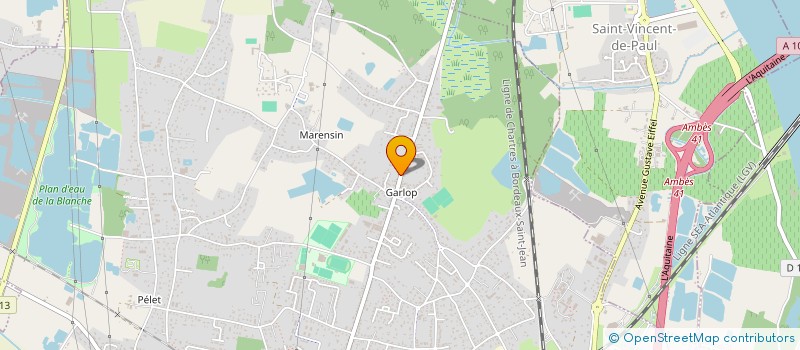 localisation de l'entreprise BOULANGERIE PATISSERIE MILLET  AMBARES-ET-LAGRAVE