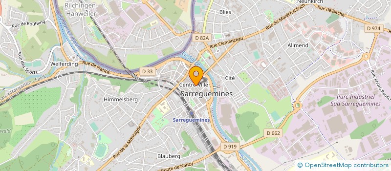 localisation de l'entreprise BOULANGERIE PATISSERIE NETZER à SARREGUEMINES