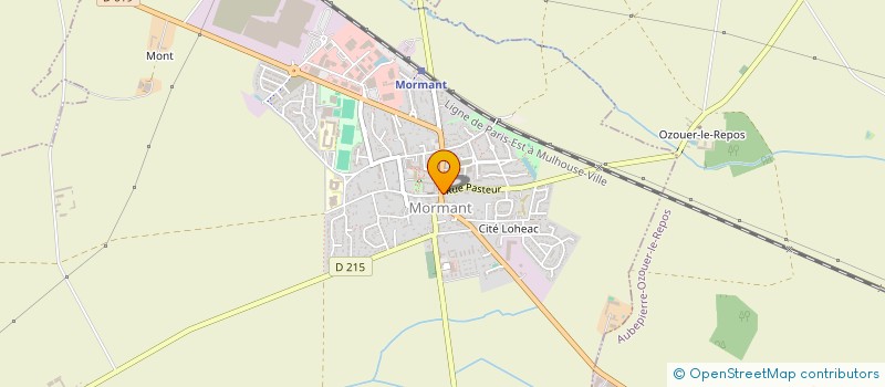 localisation de l'entreprise BOULANGERIE PATISSERIE PLIOT  MORMANT