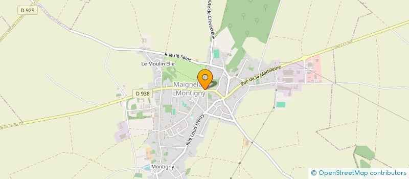 localisation de l'entreprise BOULANGERIE PATISSERIE POIRET à MAIGNELAY-MONTIGNY