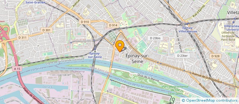 localisation de l'entreprise BOULANGERIE PATISSERIE PUIU  EPINAY-SUR-SEINE
